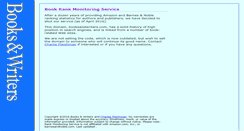 Desktop Screenshot of booksandwriters.com